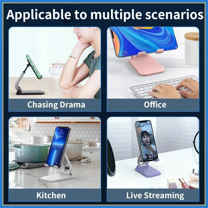 Foldable & Adjustable Desktop phone stand