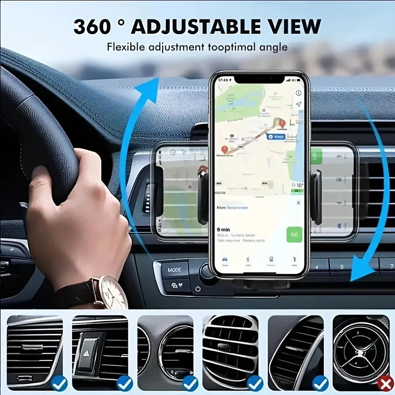 UNIVERSAL 36O ADJUSTABLE CAR AIR VENT PHONE HOLDER